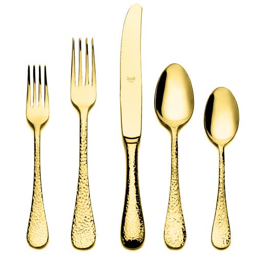 Mepra Epoque Oro 20-piece Flatware Set In Gold