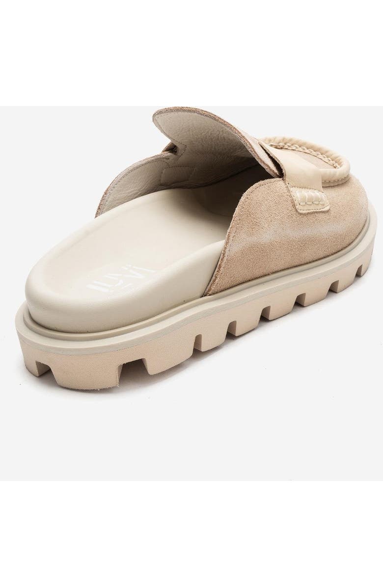 Forever & Always Shoes Vela Leather Slipper, Alternate, color, Beige Suede