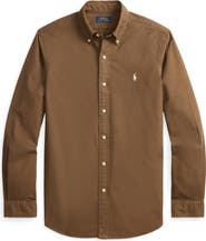 Polo Ralph Lauren Classic Fit Solid Garment Dyed Cotton Button-Down Oxford Shirt