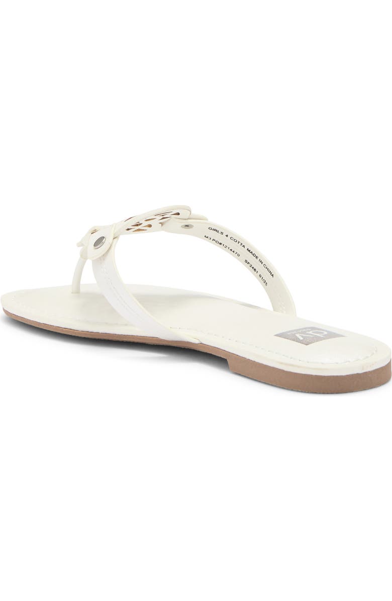 DV by Dolce Vita DV DOLCE VITA Cotta Thong Sandal, Alternate, color, White Shiny