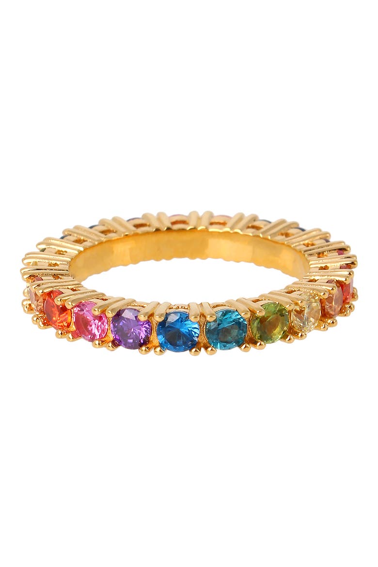 Round Crystal Ring, Alternate, color, RAINBOW MULTI