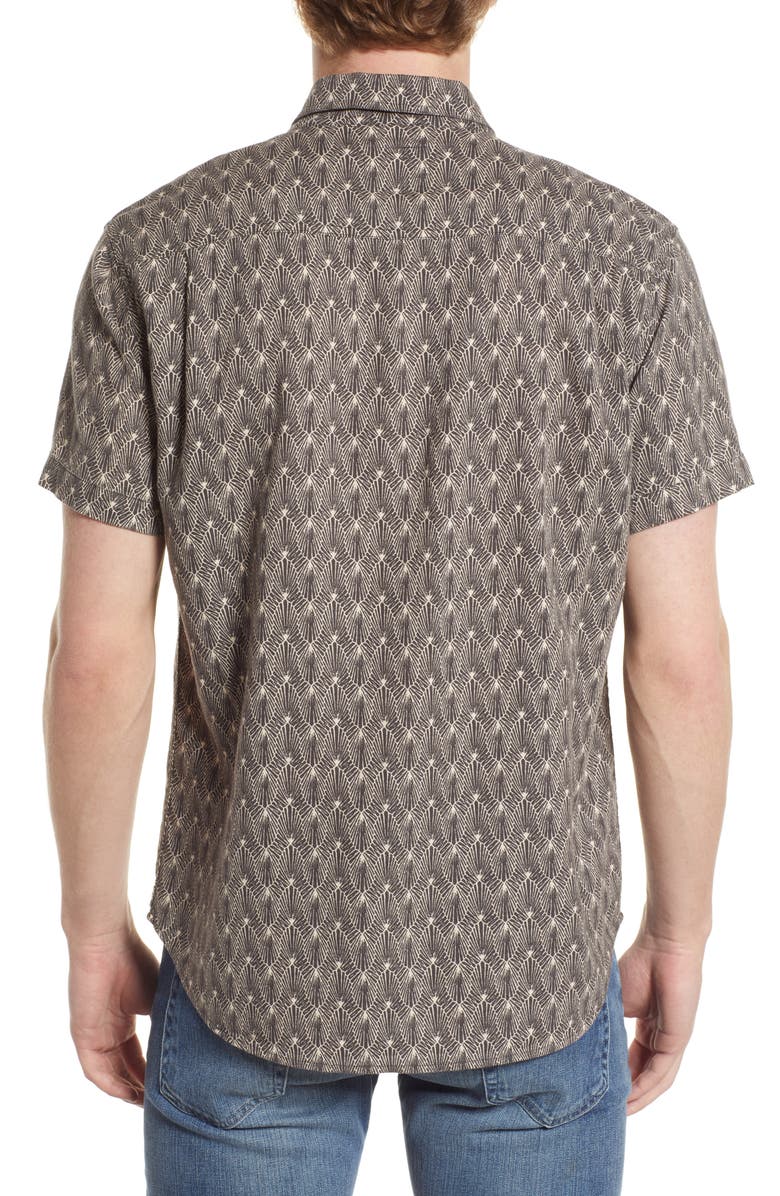 Rails Carson Short Sleeve Button-Up Shirt, Alternate, color, 