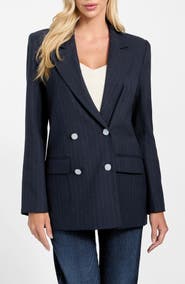 GUESS Zanita Double Breasted Blazer