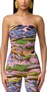 Naked Wardrobe Printed Crop Tube Top