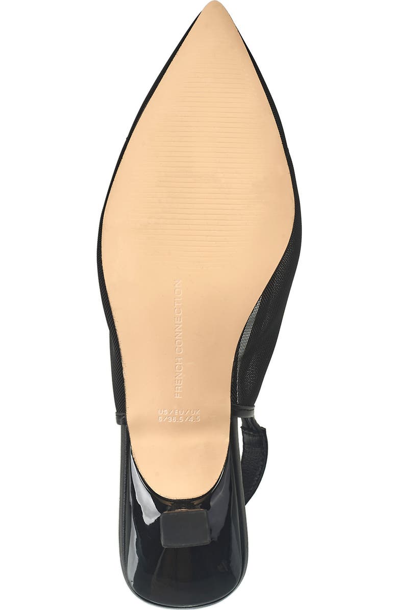 French Connection Mesh Flare Heel, Alternate, color,