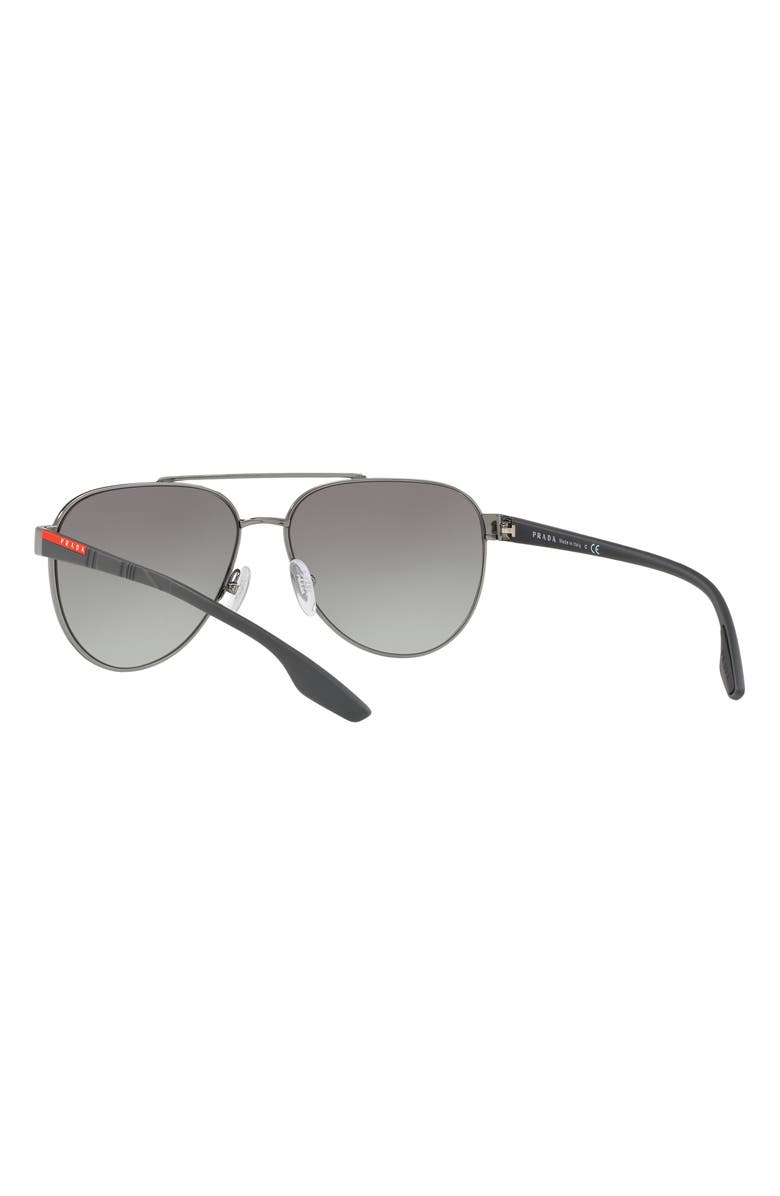 PRADA SPORT 58mm Gradient Pilot Sunglasses, Alternate, color, 