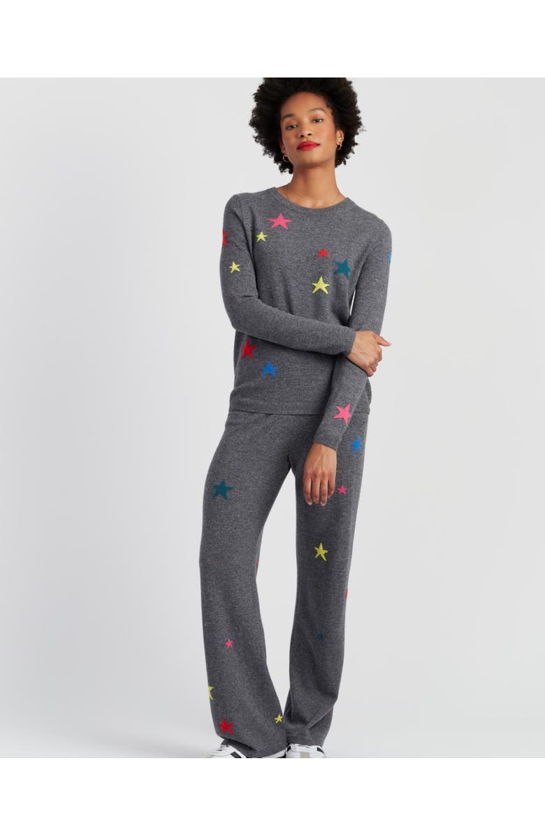 Chinti & Parker Wool Cashmere Star Sweater, Alternate, color, Grey