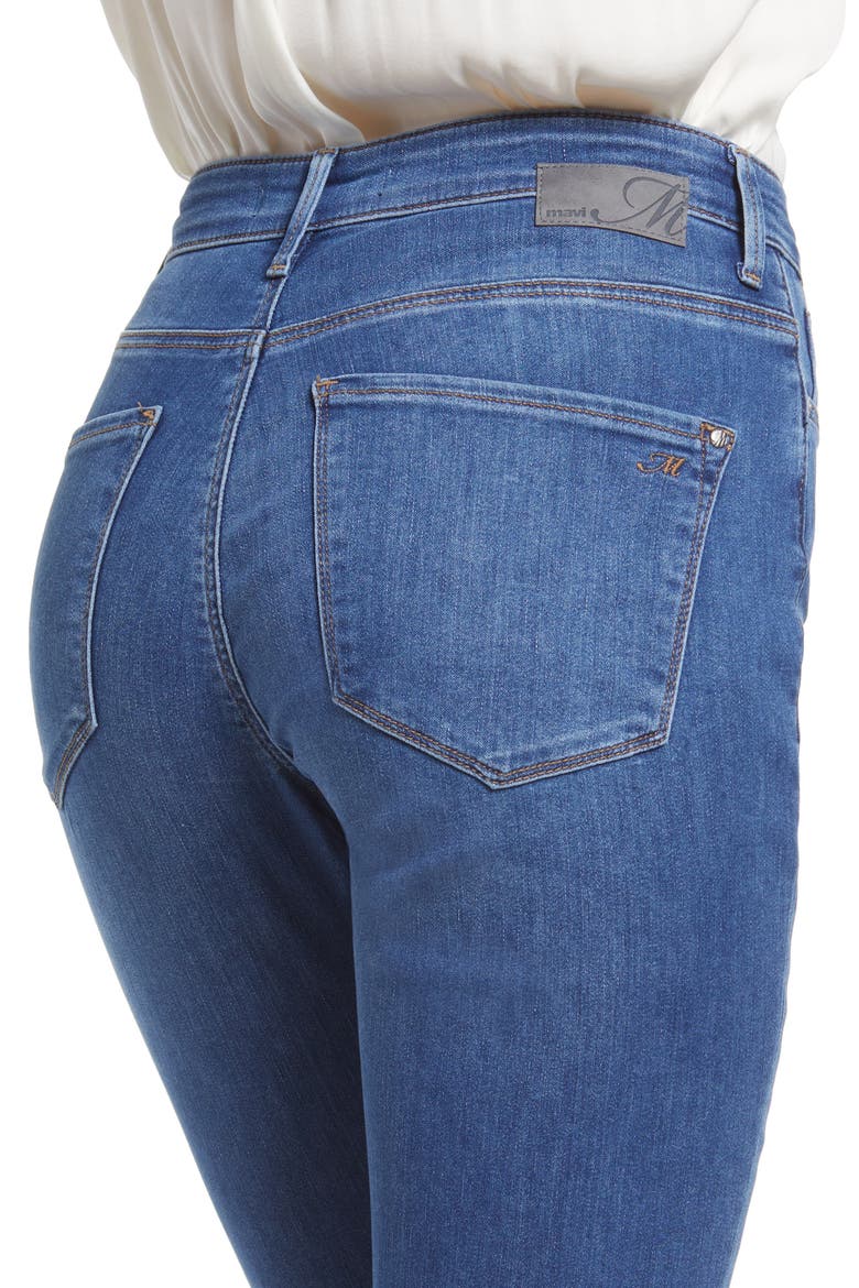 Claire Flare Leg Jeans, Alternate, color, MID SUPERSOFT