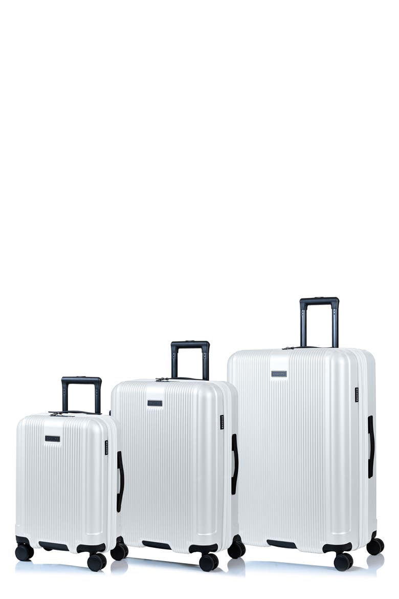 Marquis 3-Piece Hardside Luggage Set, Main, color, WHITE