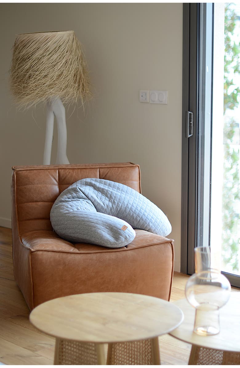 BEABA Big Flopsy Pregnancy Pillow, Alternate, color, Heather Grey