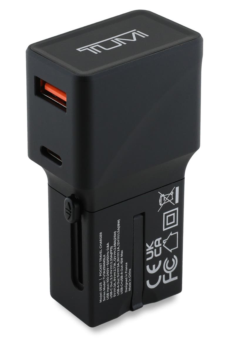 TUMI 変換プラグケース USB-Cケーブル付き TUMI Bundle Smart Travel Adaptor & USB-C Cable Set | Nordstromrack