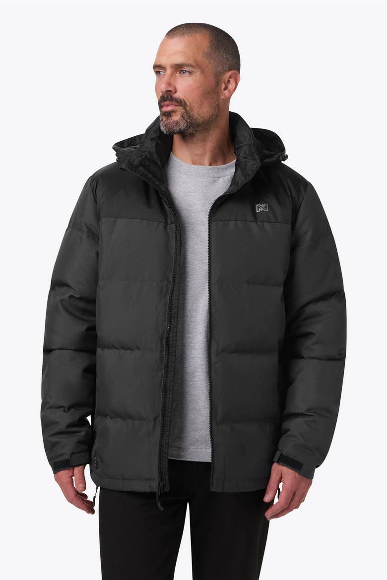 Men's Summit Down Heated Jacket, Alternate, color, Grey and Black