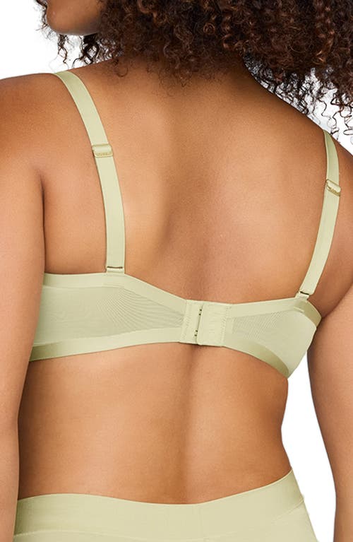 Cuup The Balconette Mesh Underwire Bra In Meadow