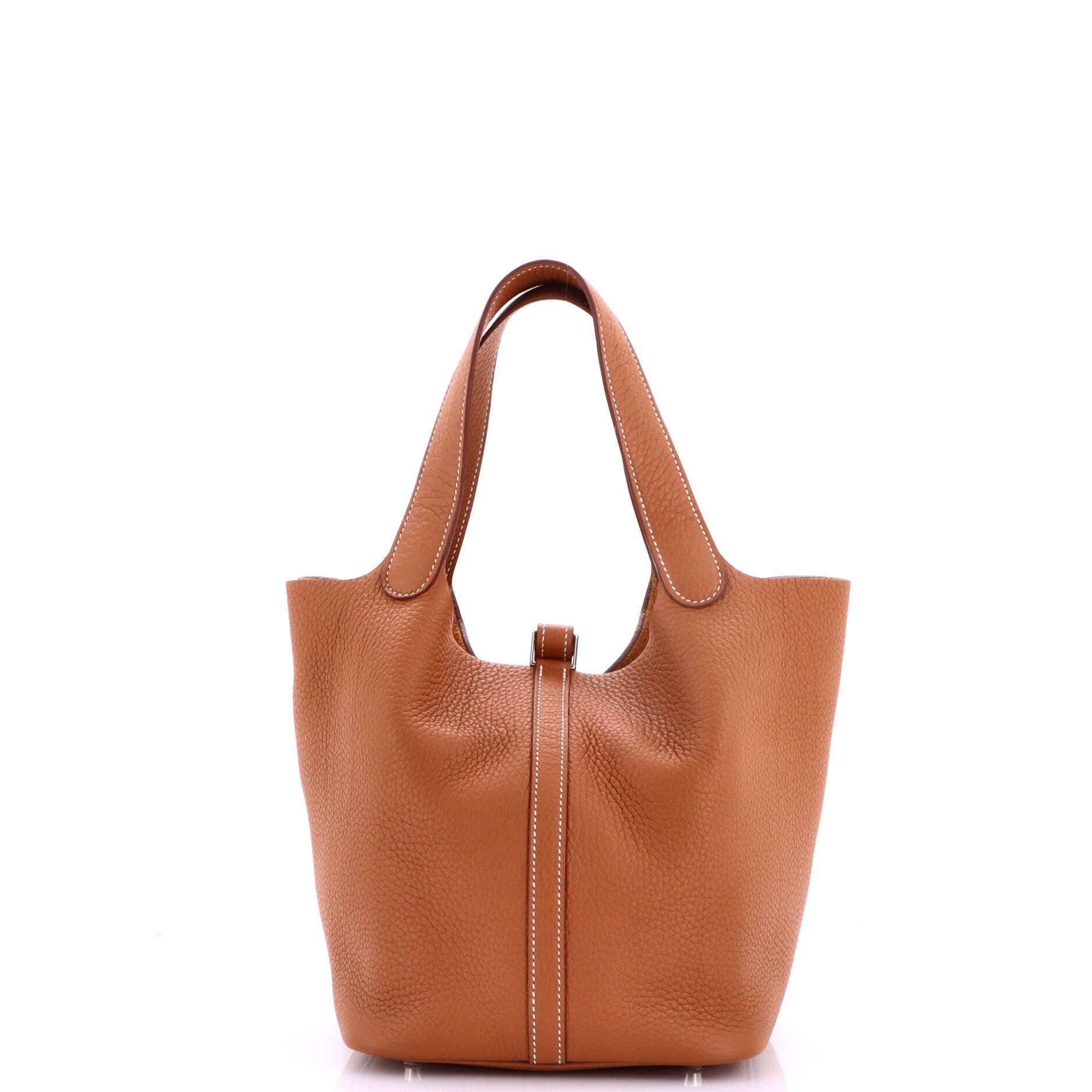 Picotin Lock Bag Clemence MM, Alternate, color, Metallic Gold
