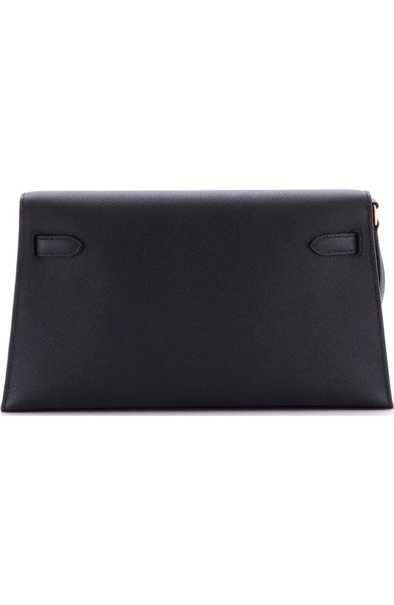 Pre-Owned Hermes Kelly Elan Shoulder Bag Epsom, Alternate, color, Noir