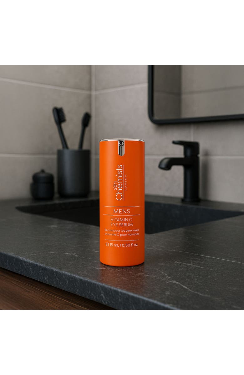 SKINCHEMISTS Men's Vitamin C Eye Serum 15ml, Alternate, color, White