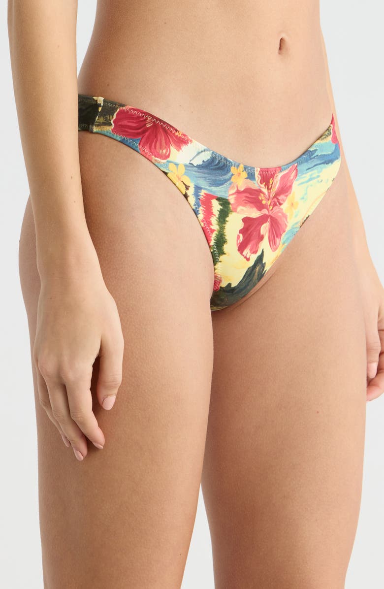 PacSun Jalen Bikini Bottoms, Alternate, color, Yellow Multi