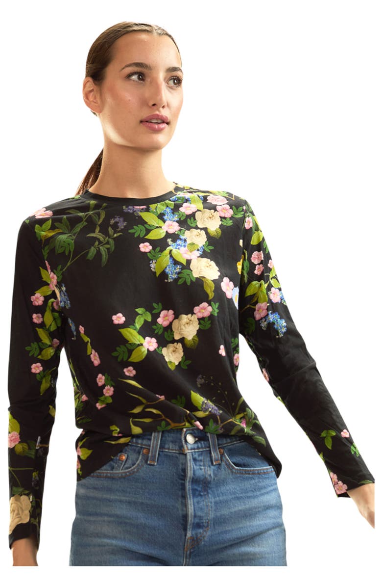 Cynthia Rowley Everyday Long-Sleeve Tee, Main, color, 