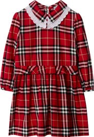 Burberry Check Cotton Flannel Dress