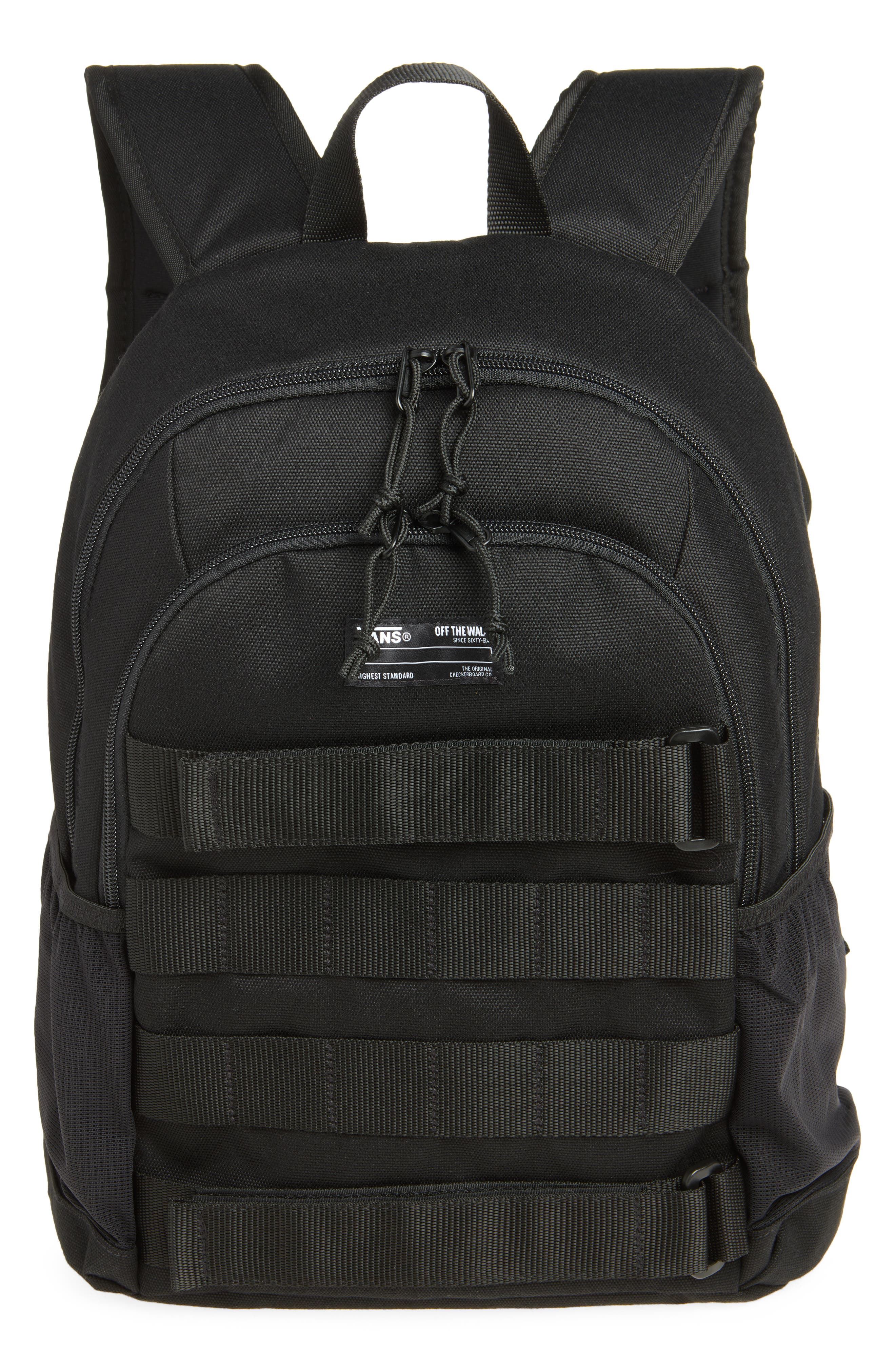 Off the Wall Skate Backpack, Main, color, BLACK
