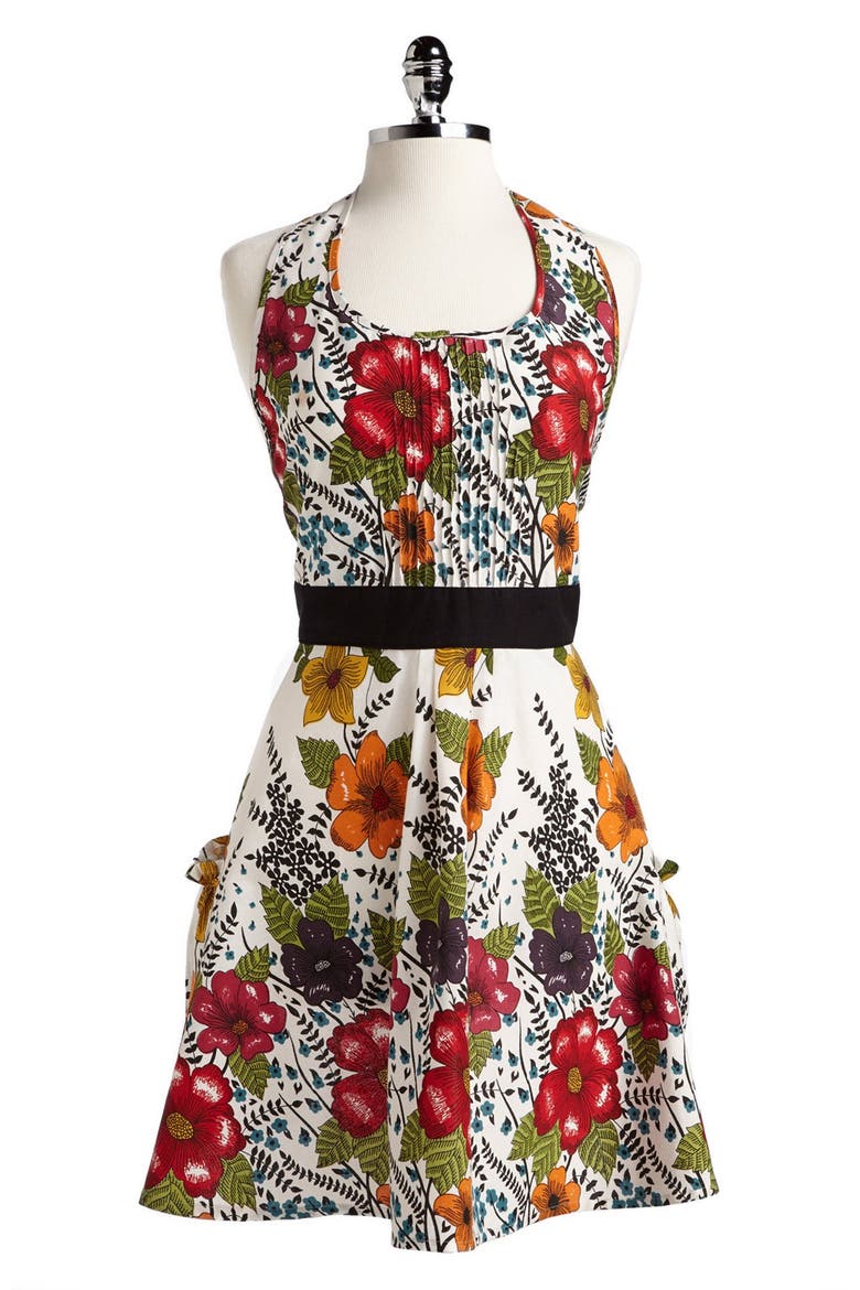 'India Flower' Apron, Main, color, MULTI