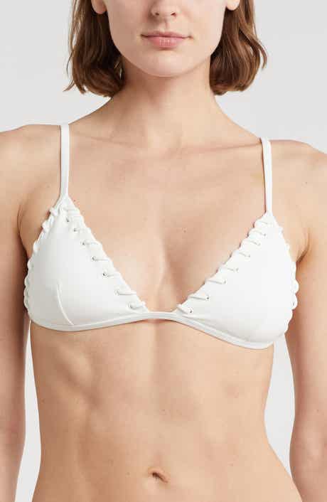 Good American Whipstitch Trim Bikini Top