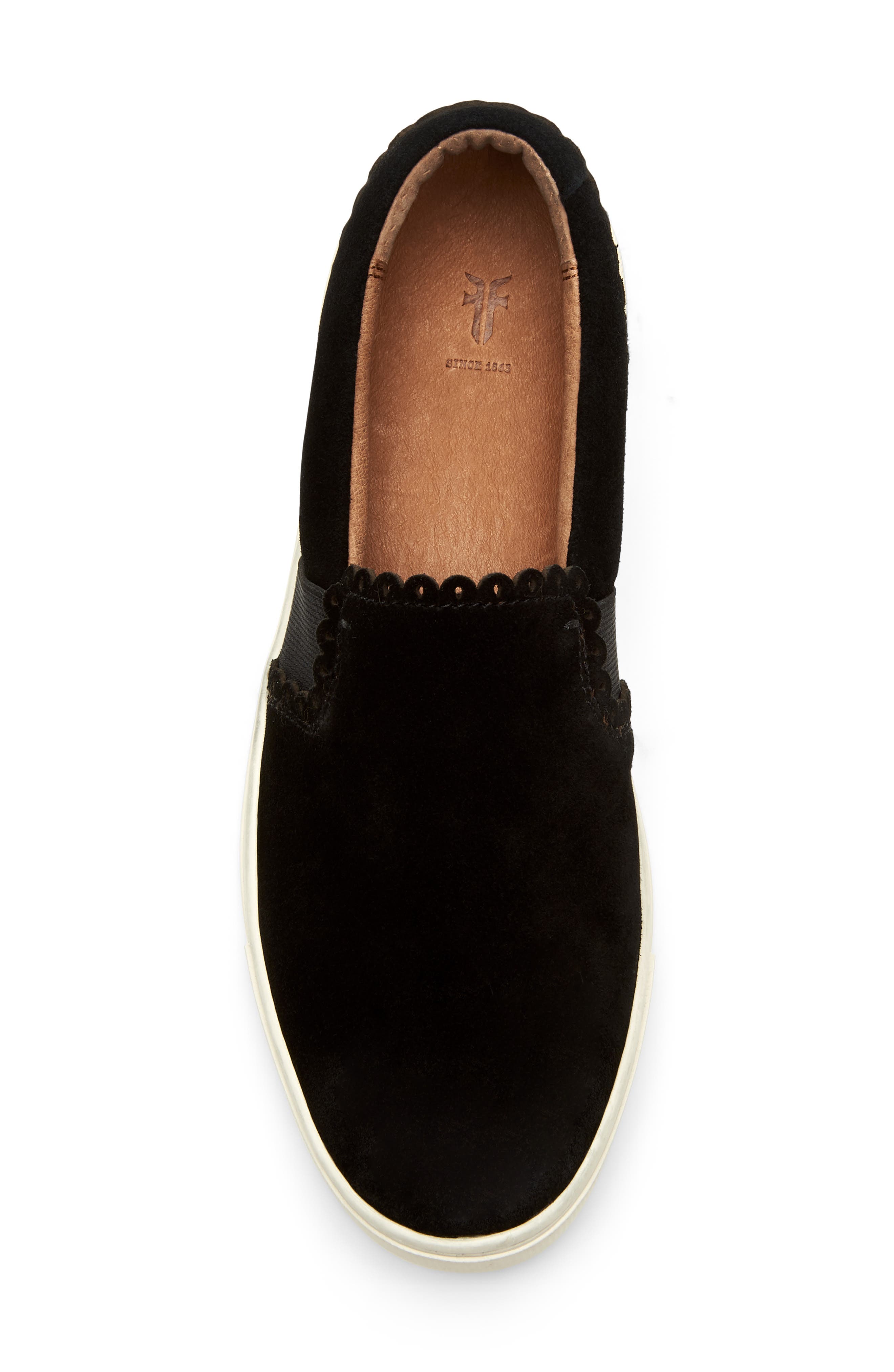 Frye Ivy Scalloped Slip-On Sneaker, Alternate, color, 