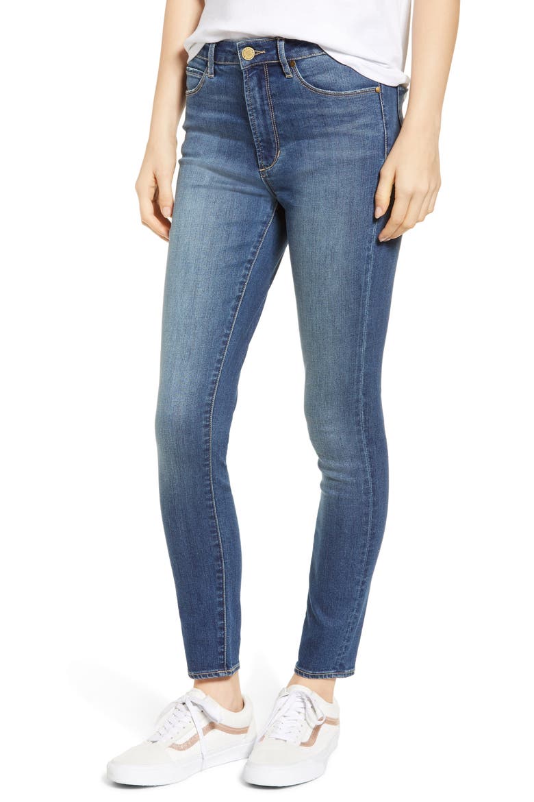 Heather High Waist Ankle Skinny Jeans, Main, color, STONY HILL