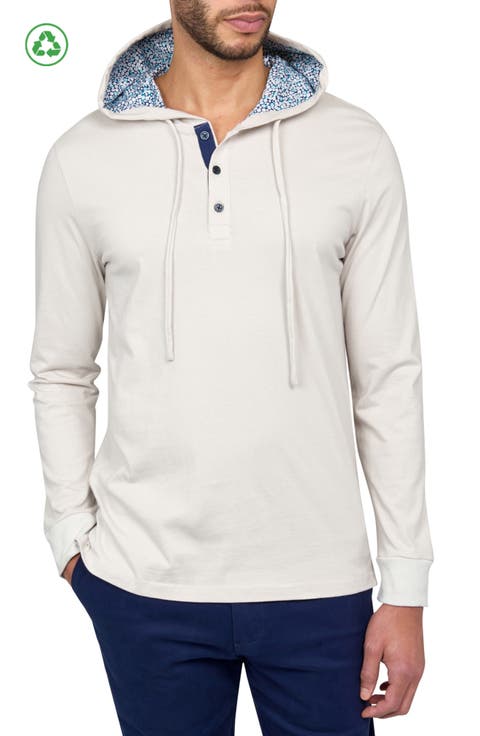 Slim Fit Solid Drawstring Hoodie