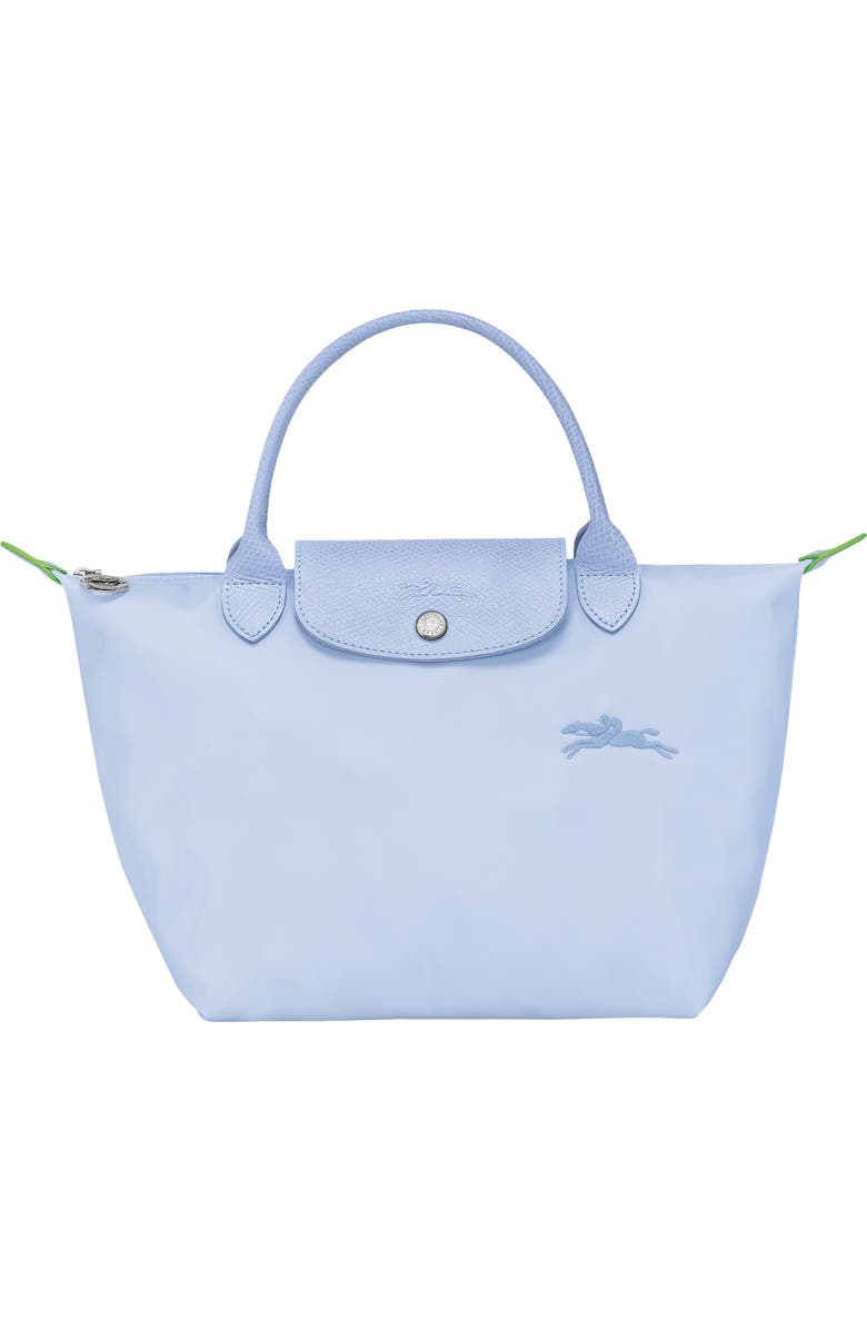 Longchamp Small Le Pliage Green Recycled Canvas Top Handle Bag, Main, color,