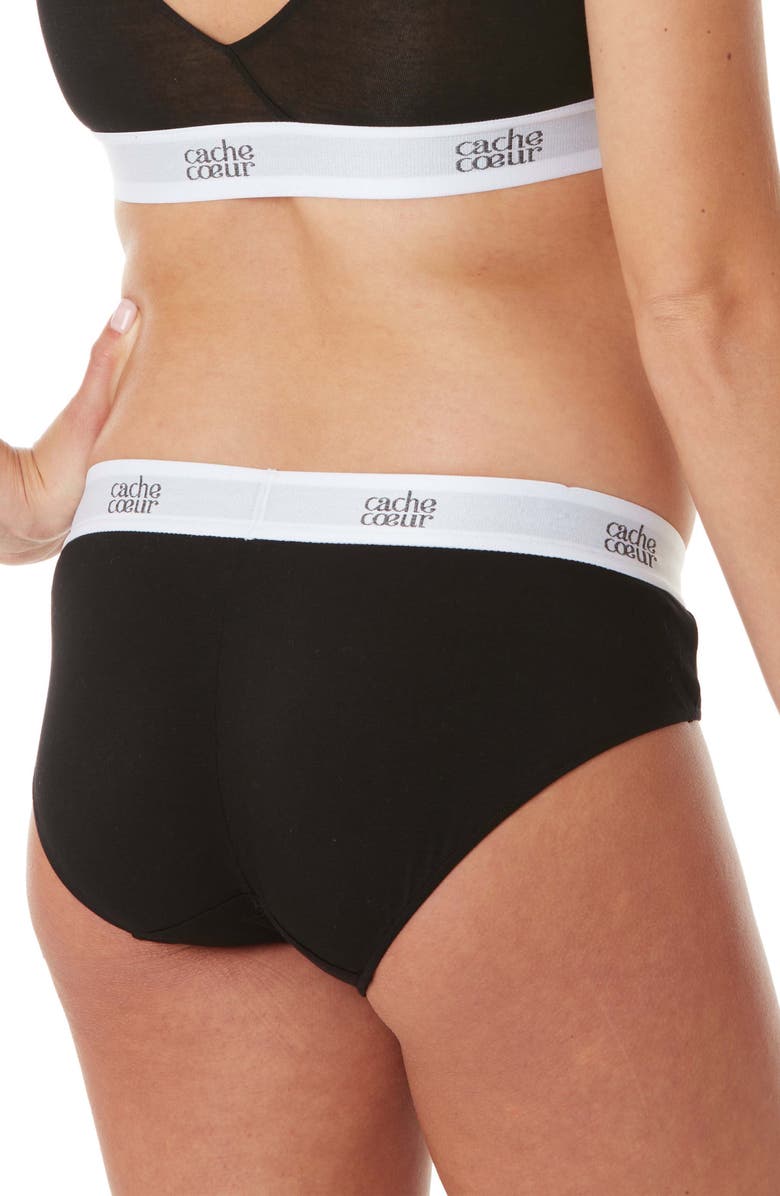 Cache Coeur Life Maternity Shorts, Alternate, color, Black