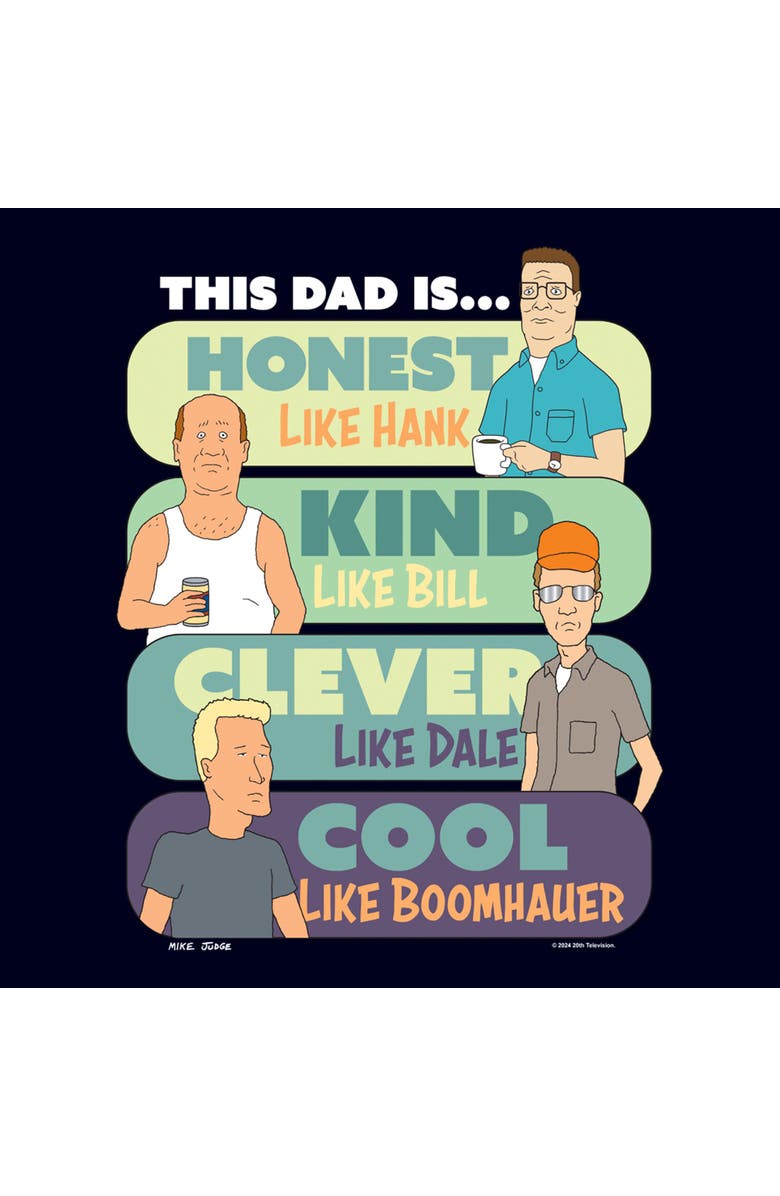 King of the Hill Men's King of the Hill This Dad Is Quote  Graphic T-Shirt, Alternate, color, Navy Blue