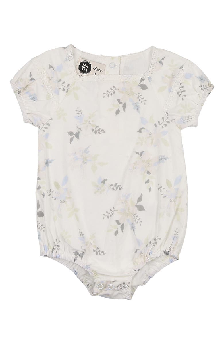 Manière Kids' Pretty Poppies Bodysuit, Main, color, Ivory
