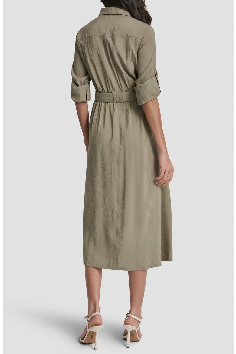 Fuji Long Sleeve Cargo Shirtdress, Alternate, color, LIGHT FATIGUE