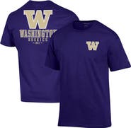Champion Men's Champion Purple Washington Huskies Stack 2-Hit T-Shirt