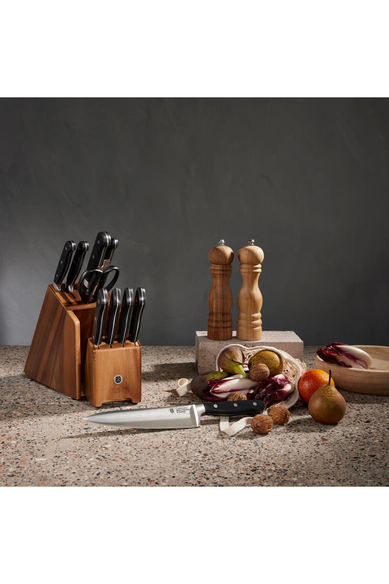 WOLFGANG STARKE Kutchin 11-Piece Knife Block, Alternate, color, Black