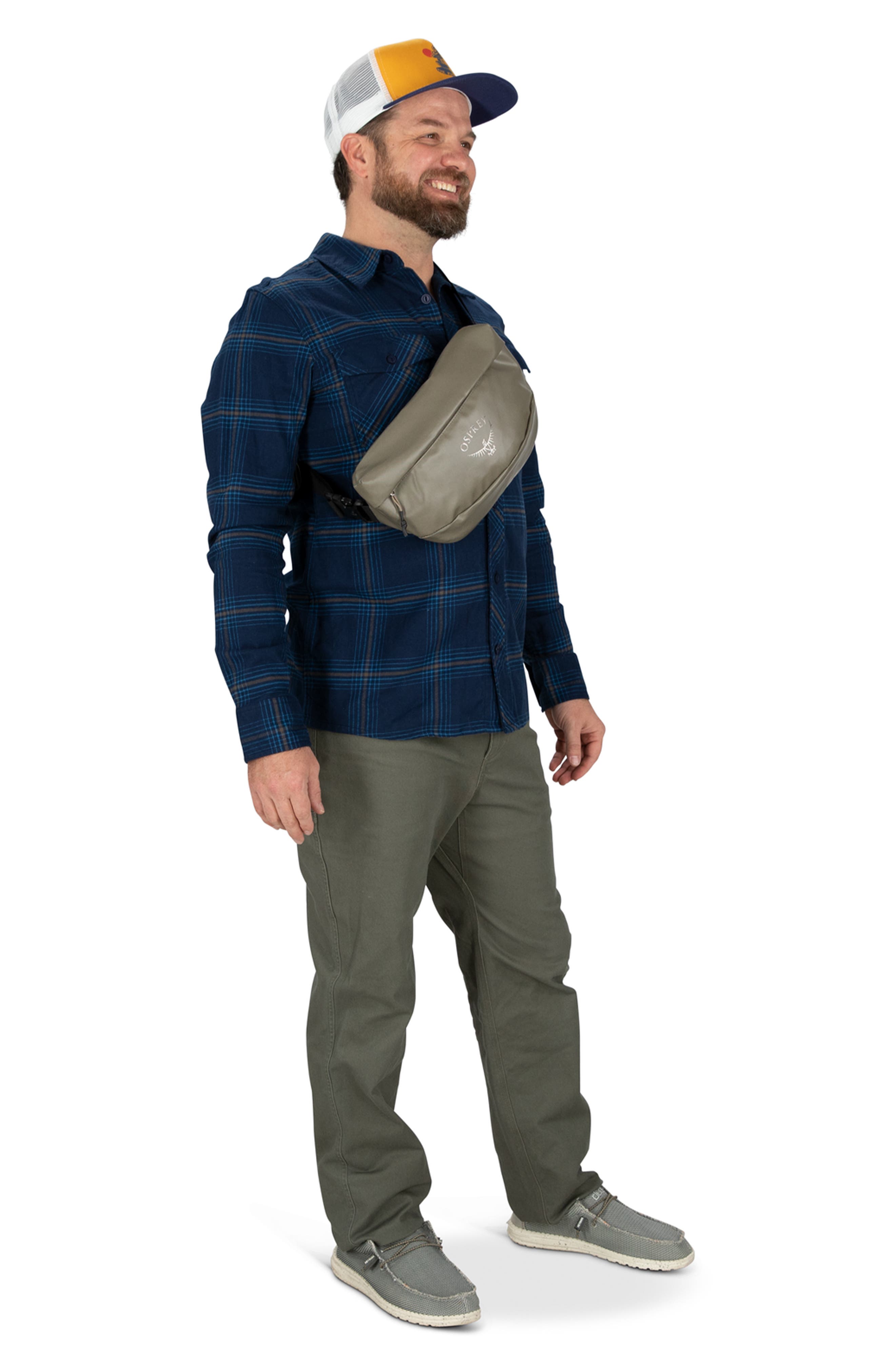 Osprey Transporter Waist Pack, Alternate, color, Tan Concrete