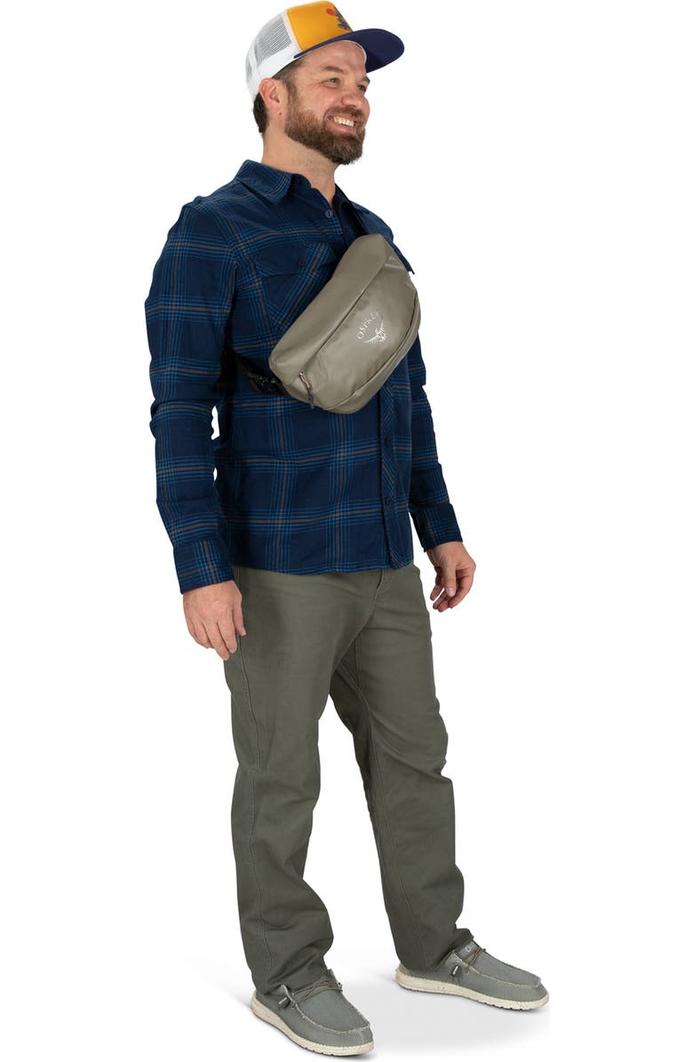 Osprey Transporter Waist Pack, Alternate, color, Tan Concrete