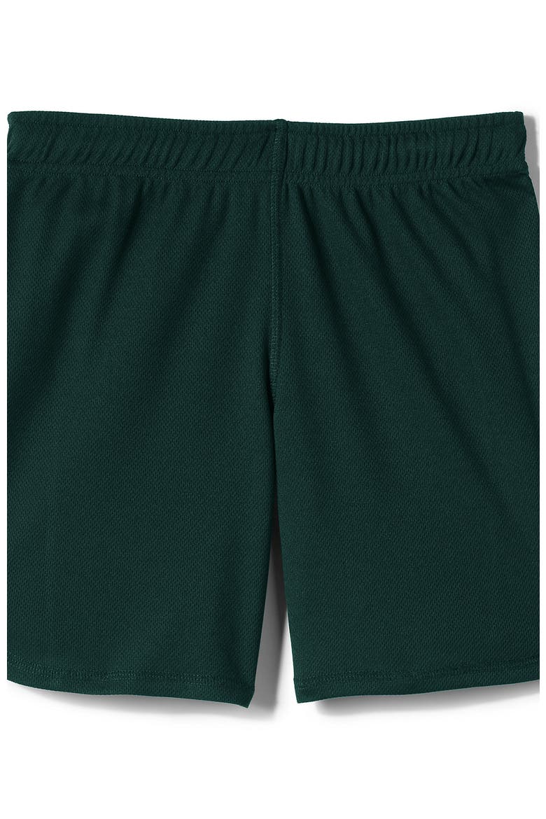 School Uniform Girls Mesh Gym Shorts, Alternate, color, Evergreen