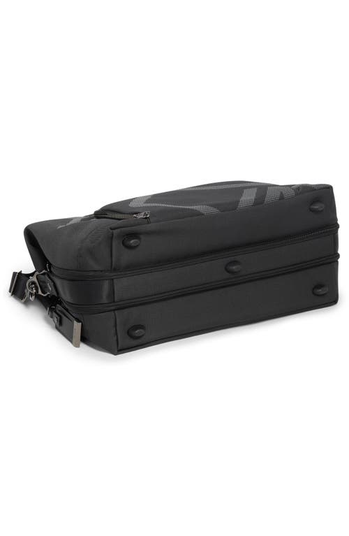 Tumi Alpha 3 Double Expansion Satchel In Black