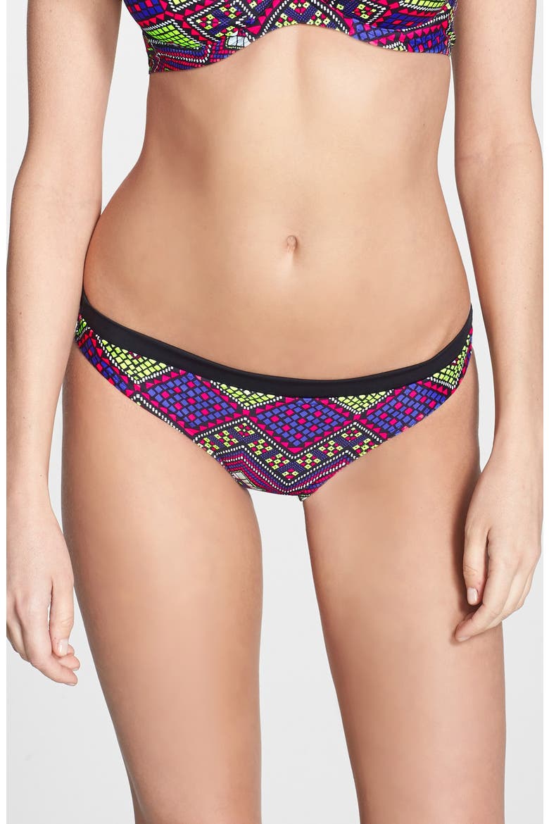 'Byzantine' Hipster Bikini Bottoms, Main, color, NEO