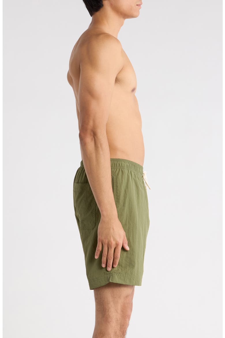Collegiate Swim Trunks, Alternate, color, GREEN