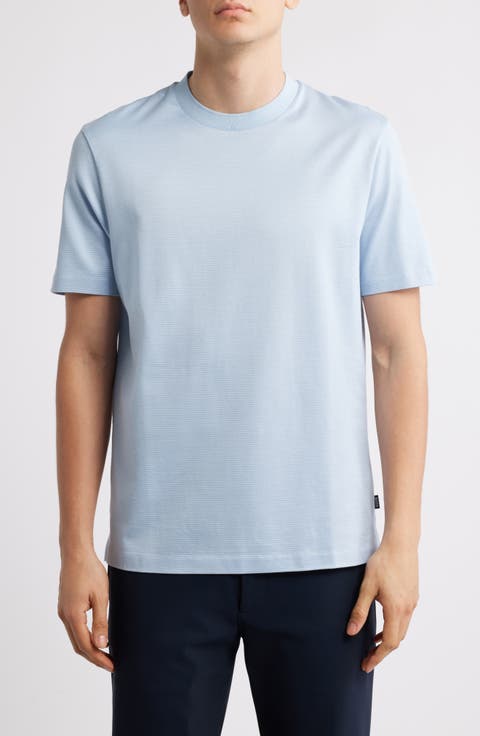 Thompson Pinstripe Cotton T-Shirt
