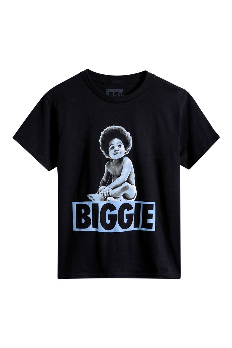 Kids' Baby Graphic T-Shirt, Main, color, BLACK