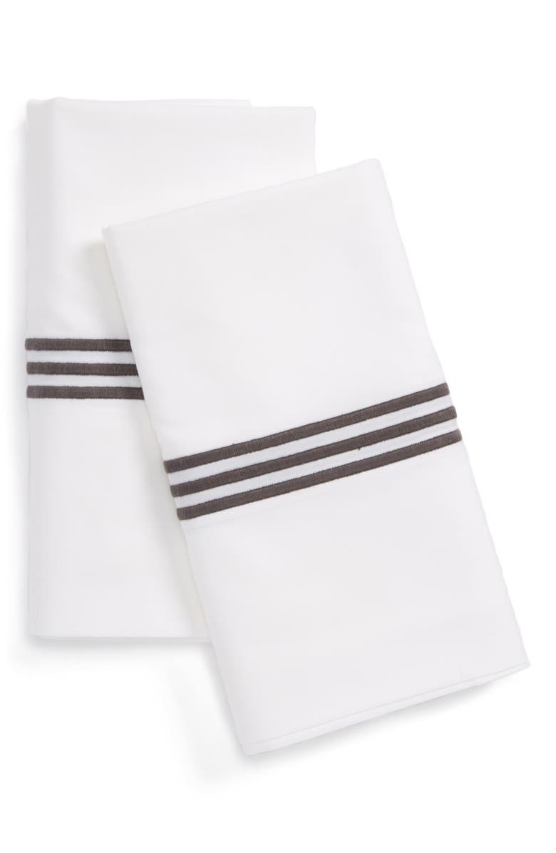 Matouk Bel Tempo Pillowcases, Main, color,
