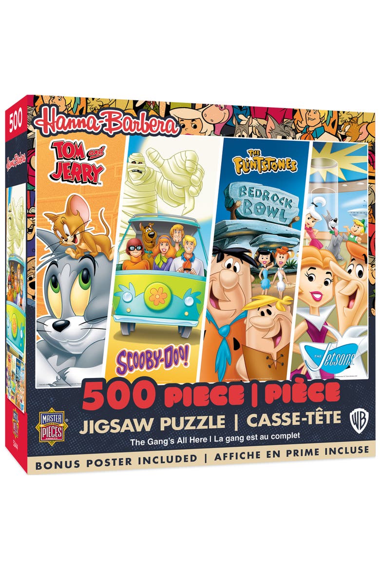 Hanna-Barbera Classics 500 Piece Puzzle, Main, color, Multicolor