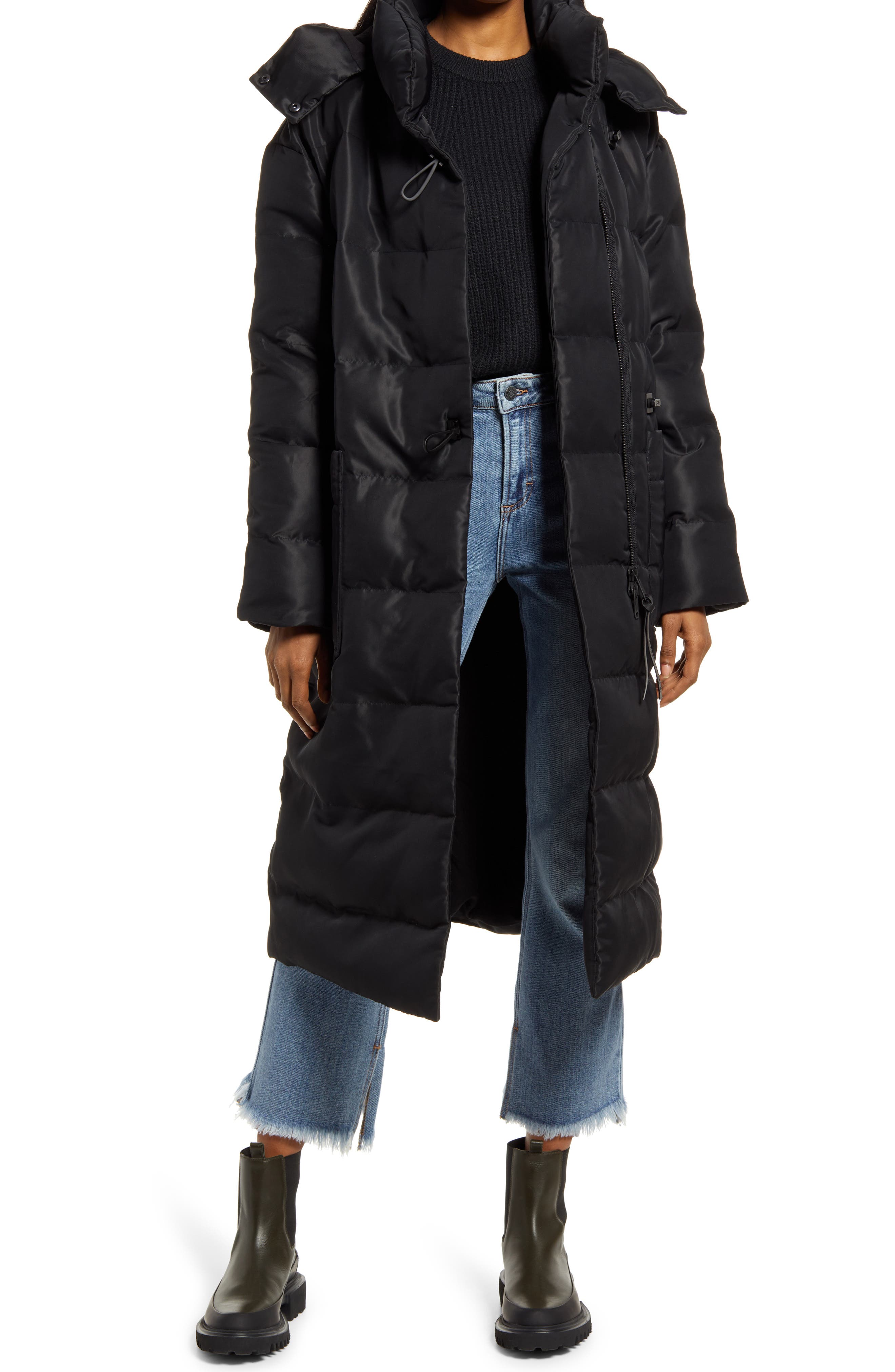 AllSaints Allana Hooded Puffer Coat