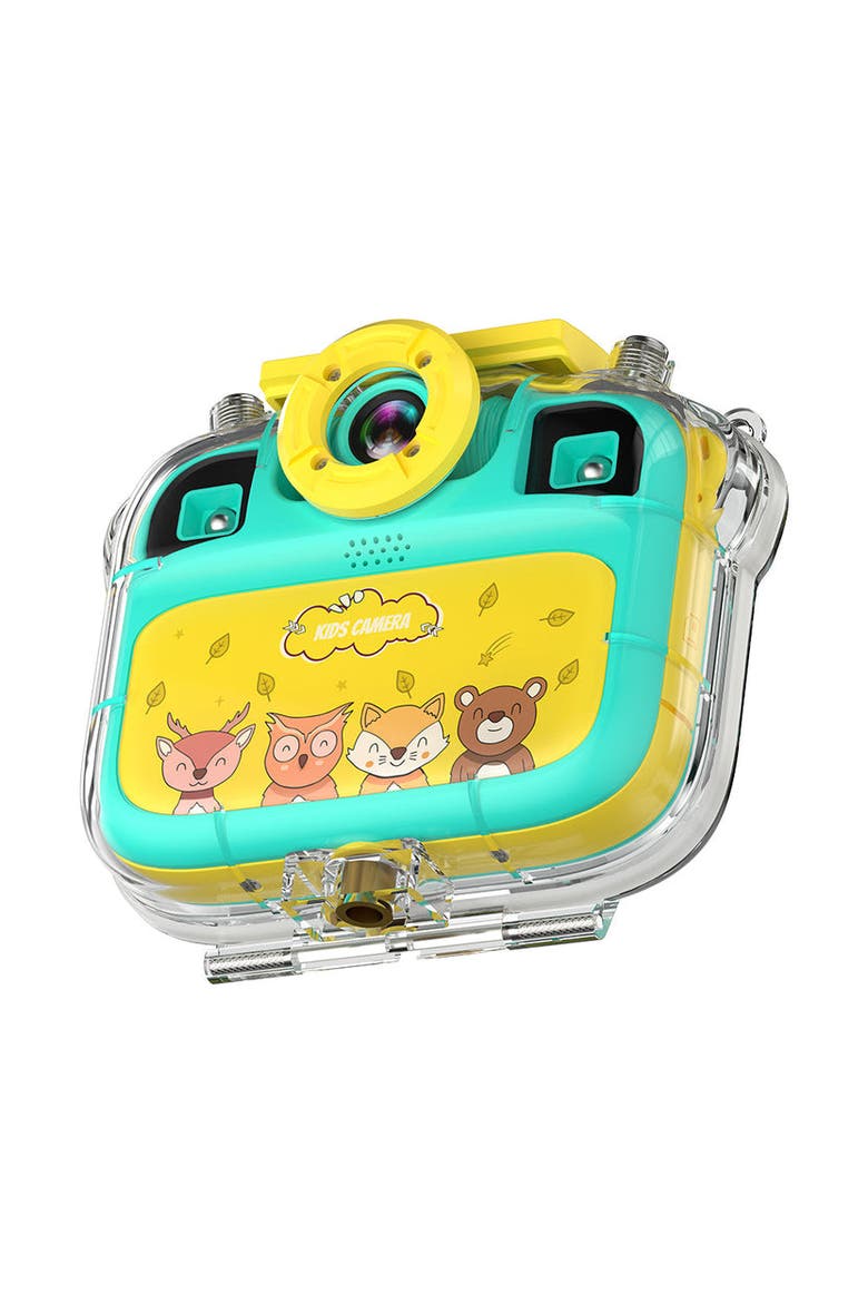 Waterproof Digital Kids Camera, Main, color, Green WaterProof