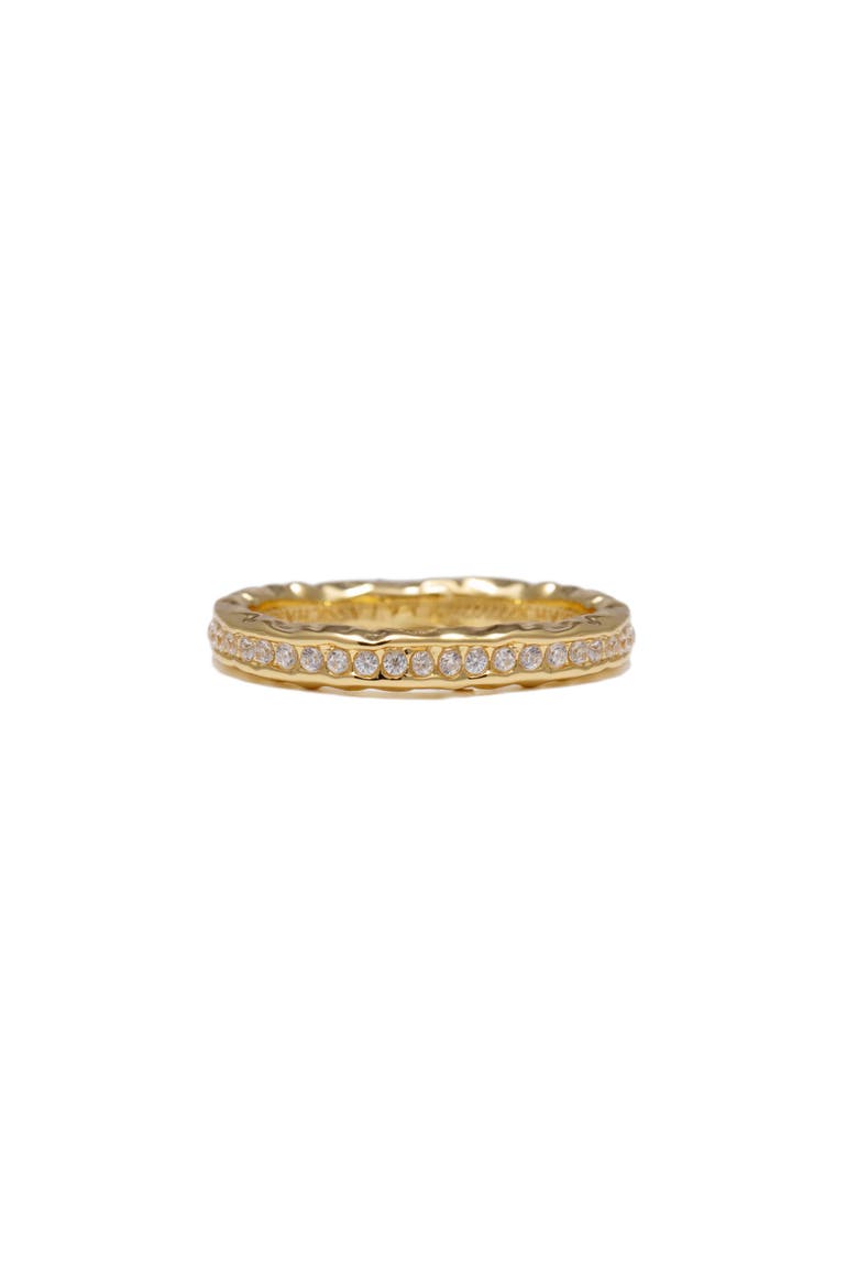 Sophie Molten Eternity Stackable Ring, Main, color, Gold