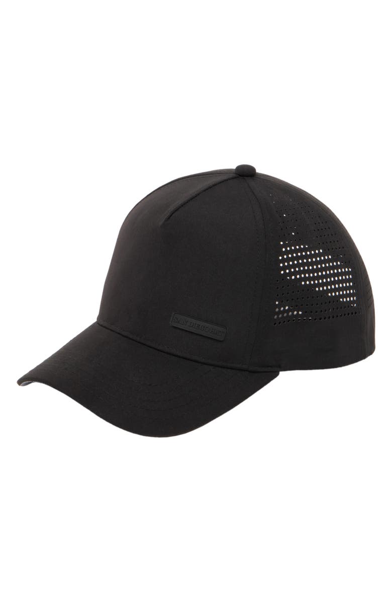 San Diego Hat Mesh Snapback Cap, Main, color, Black